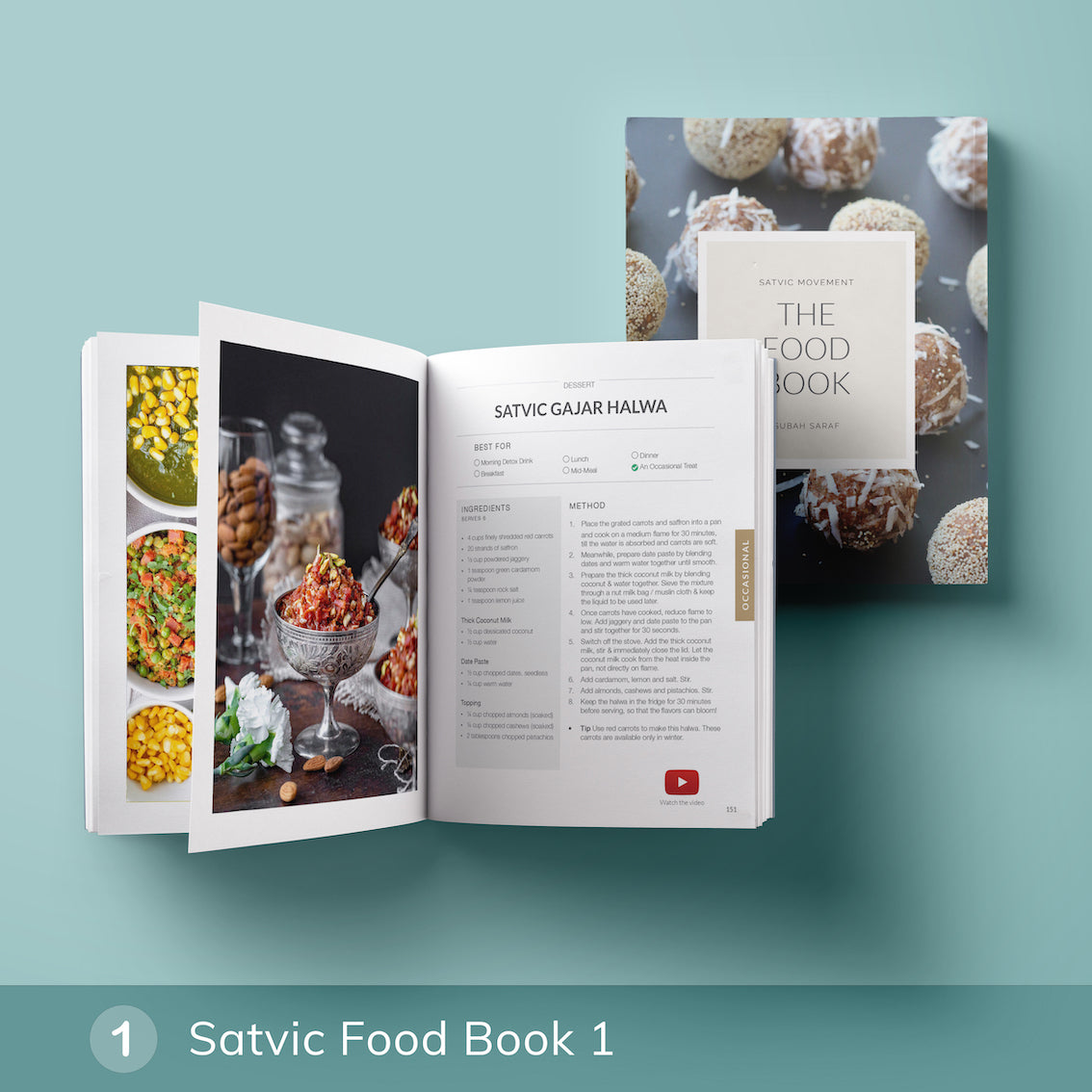 Combo Pack of 2 Satvic Food Books