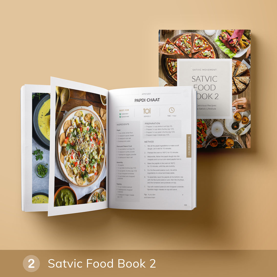 Combo Pack of 2 Satvic Food Books
